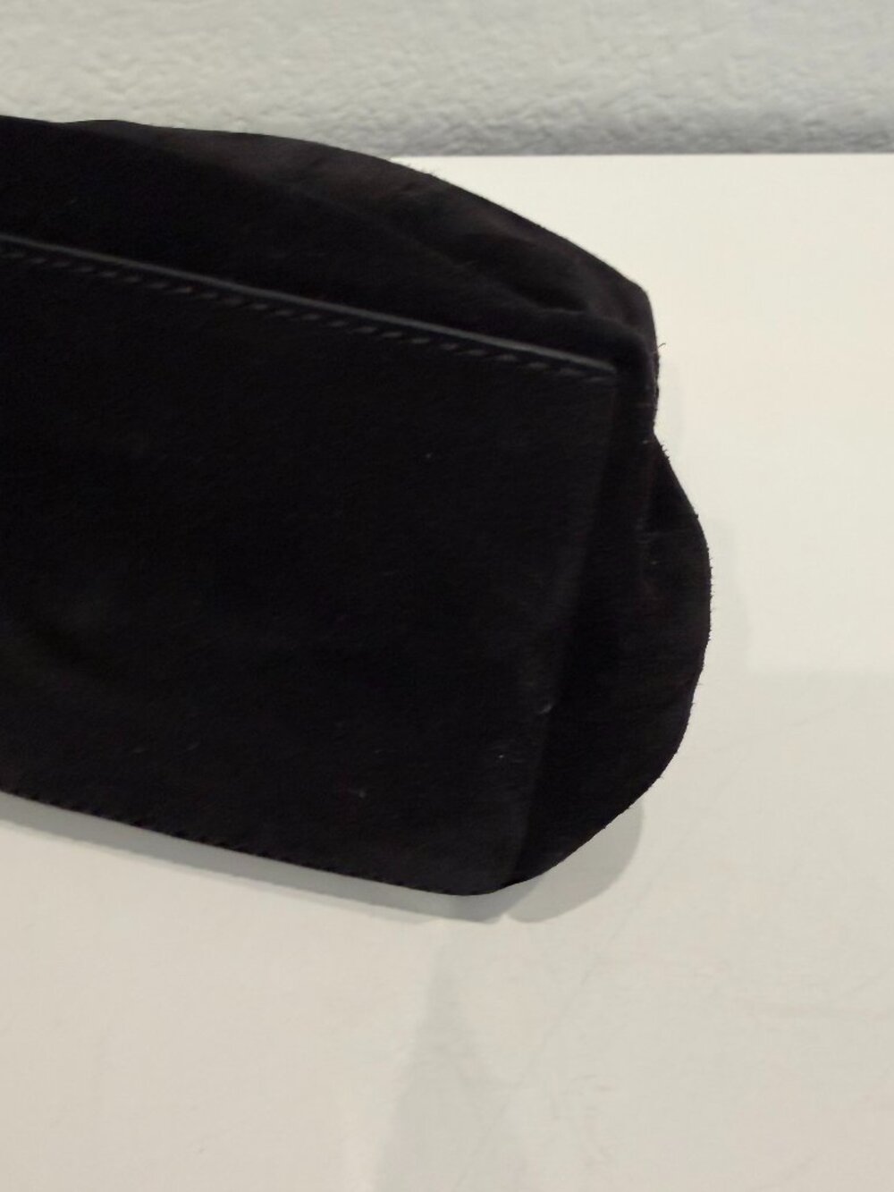 J.crew Berkeley Small Shoulder Bag Black Suede - Picture 6 of 10